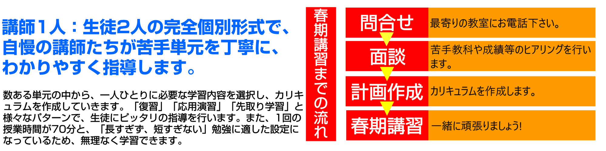 春期講習素材 進学塾ダーウィン